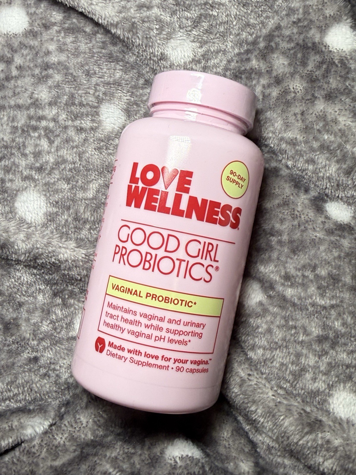 Love Wellness Good Girl Probiotics – Vaginal Probiotic – 90 Capsules