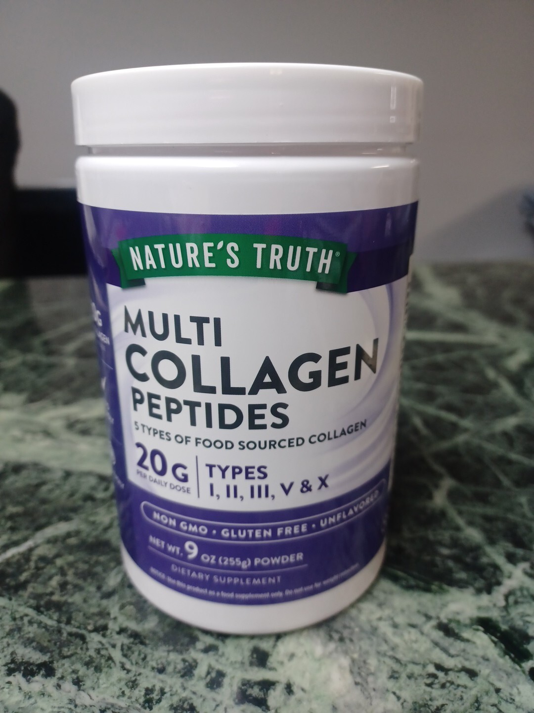 Multi Collagen Peptides Powder, Unflavored, 9 oz (255 g)