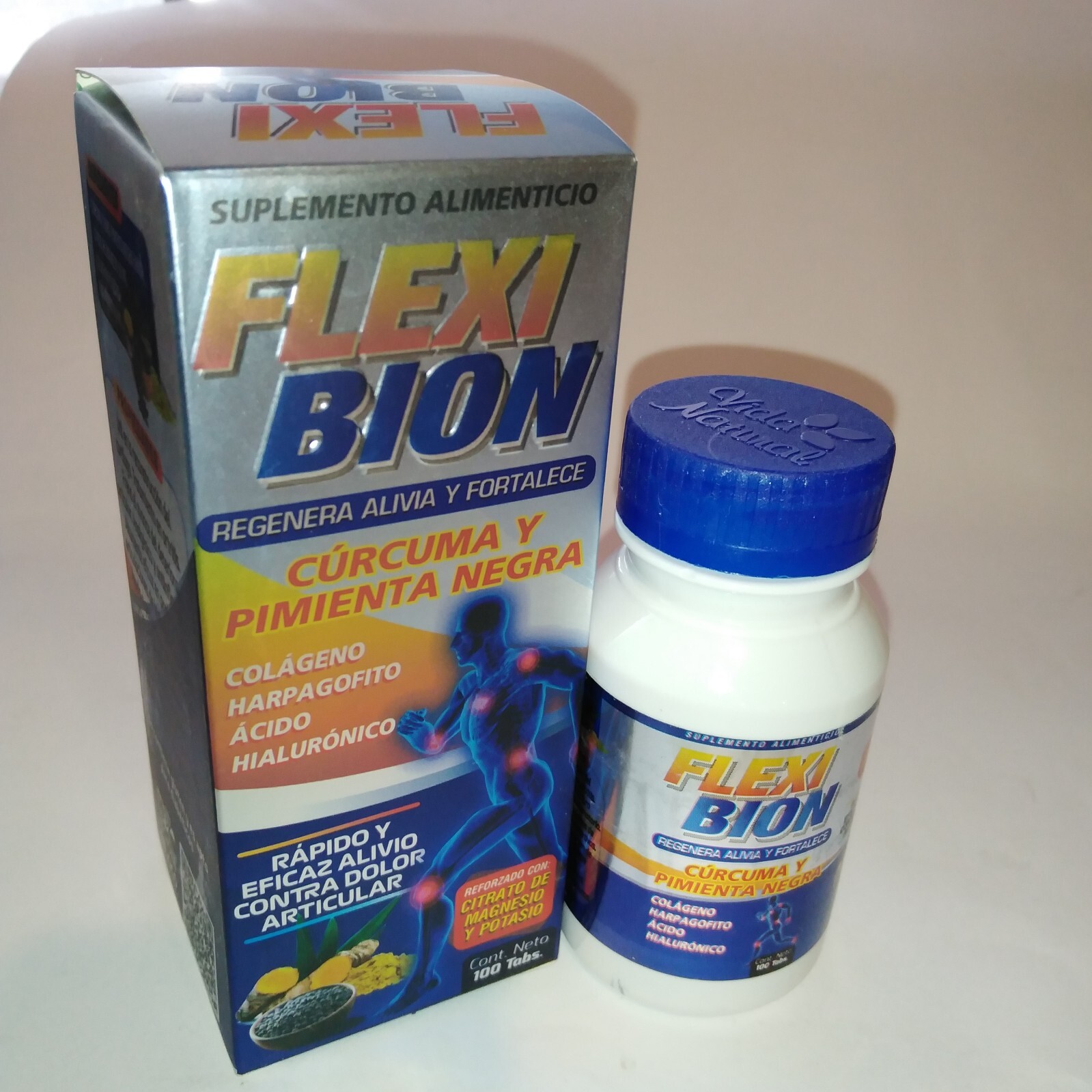 Flexi Bion turmeric black pepper collagen joint pain flexibion hyaluronic acid