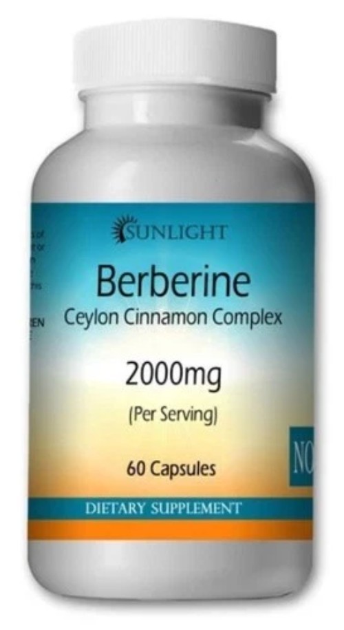 Berberine HCl 2000mg Caps – Ceylon Cinnamon  – Free Ship