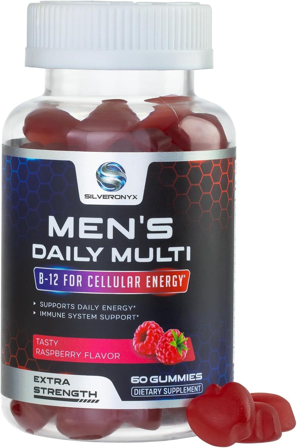 Men’s Multivitamin Gummies – Complete with 3x B12 for Cellular Energy
