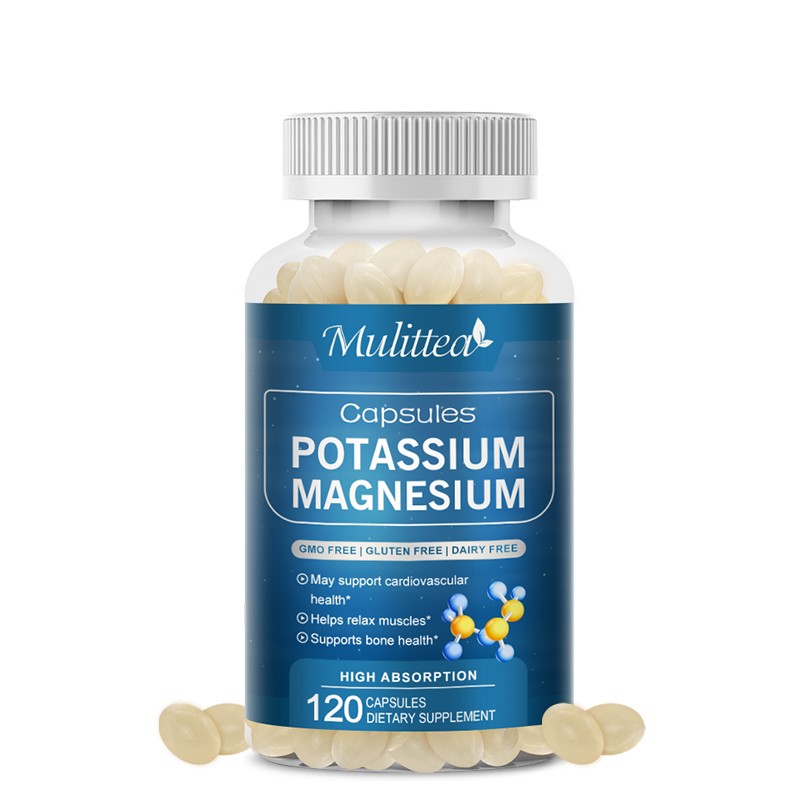 Potassium Magnesium Supplement Capsules- High Absorption Calm Magnesium Complex