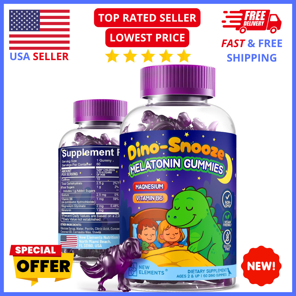 Kids Sleep Gummies – Melatonin & Magnesium for Rest & Growth Support