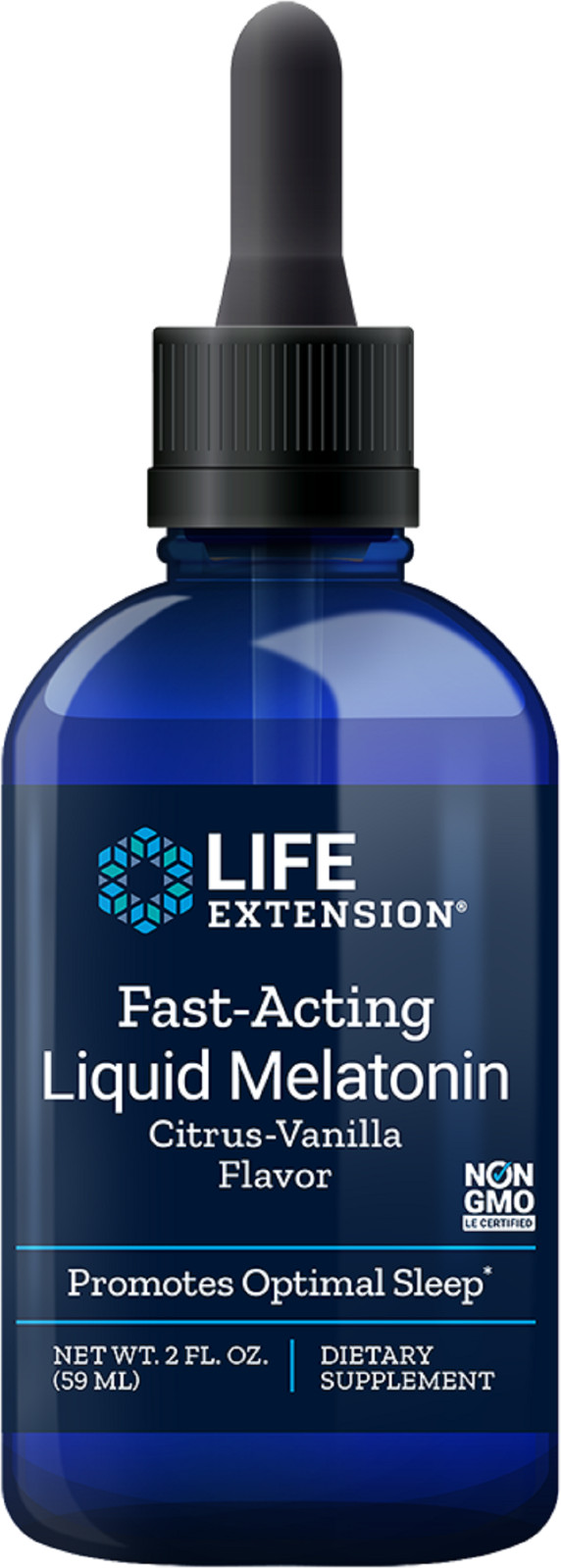 Life Extension Fast-Acting Liquid Melatonin 2 fl oz