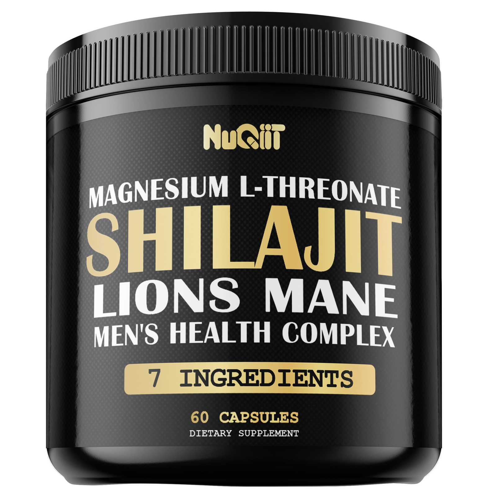 Shilajit Pure Himalayan Organic 1000mg with Magnesium L-Threonate Lions Mane …