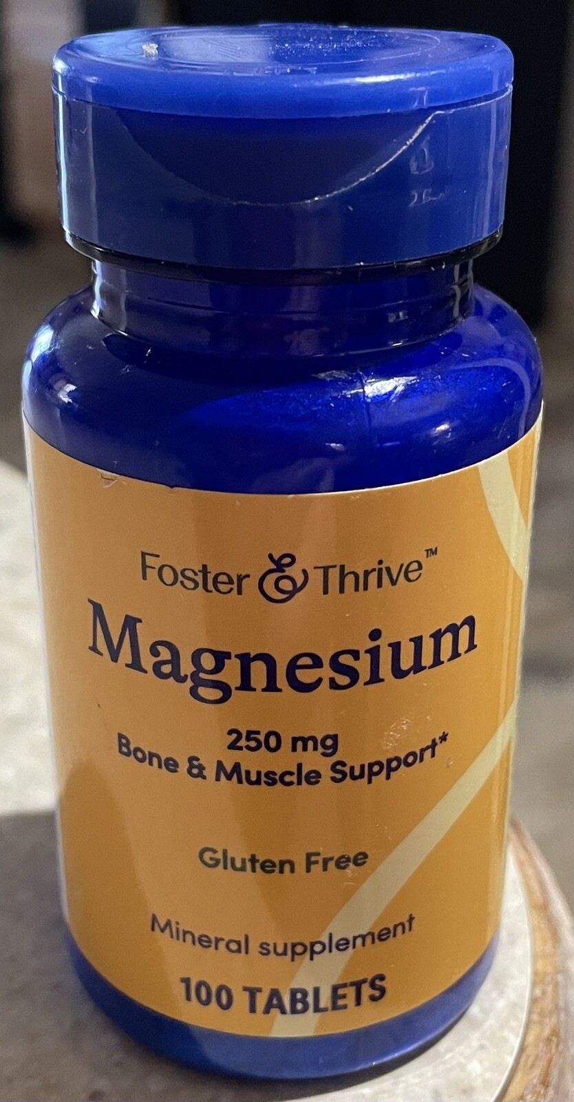 Magnesium 250 Mg, Bone & Muscle Support, Gluten Free, 100 Tabs