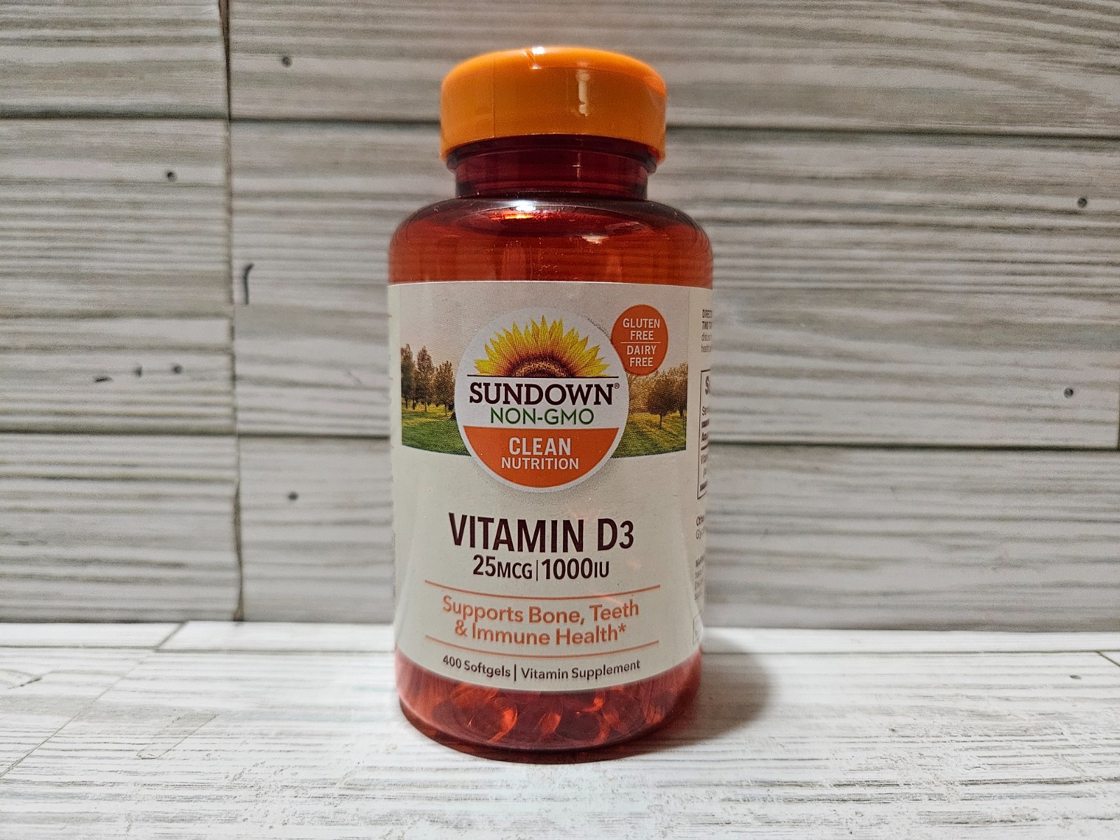 Sundown Vitamin D3 25mcg 1000iu Bone Teeth Immune Health 400 ct 3/2026