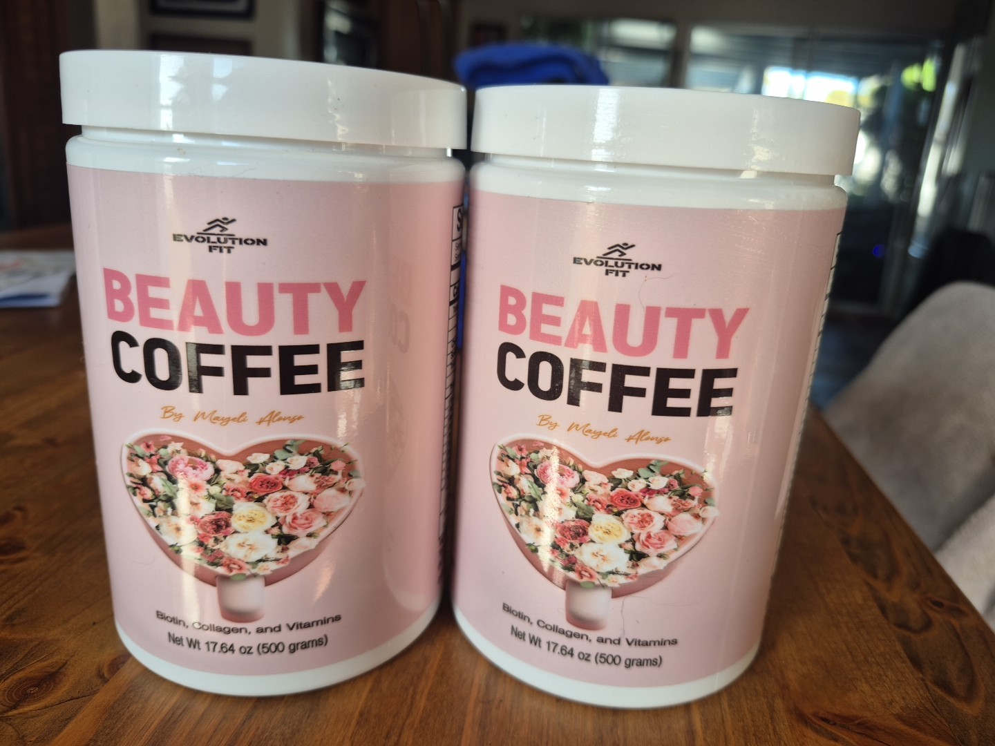 2x EVOLUTION FIT Beauty Coffee w Biotin Collagen & Vitamins Better Than Vitacup!