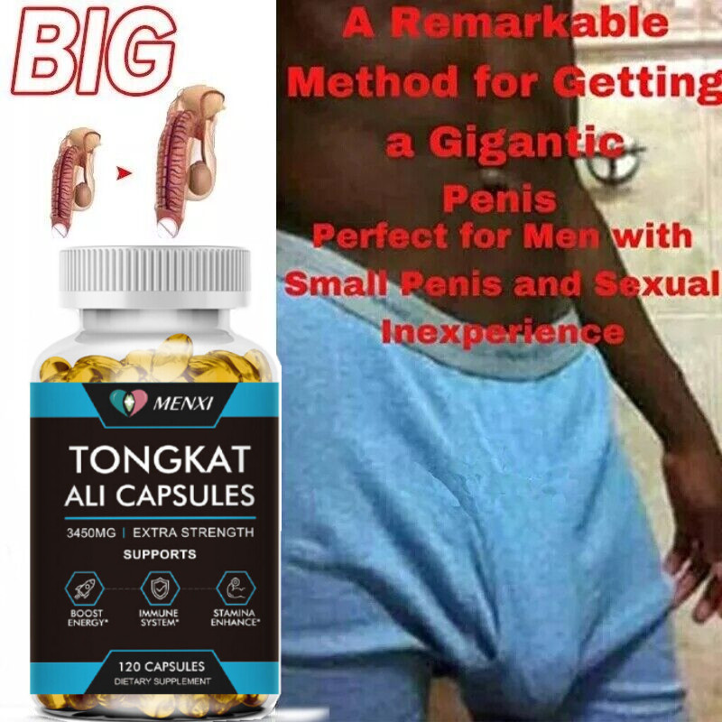 Male Enhancement Capsules Booster & Thicker Last Longer Stronger Bigger 120ct