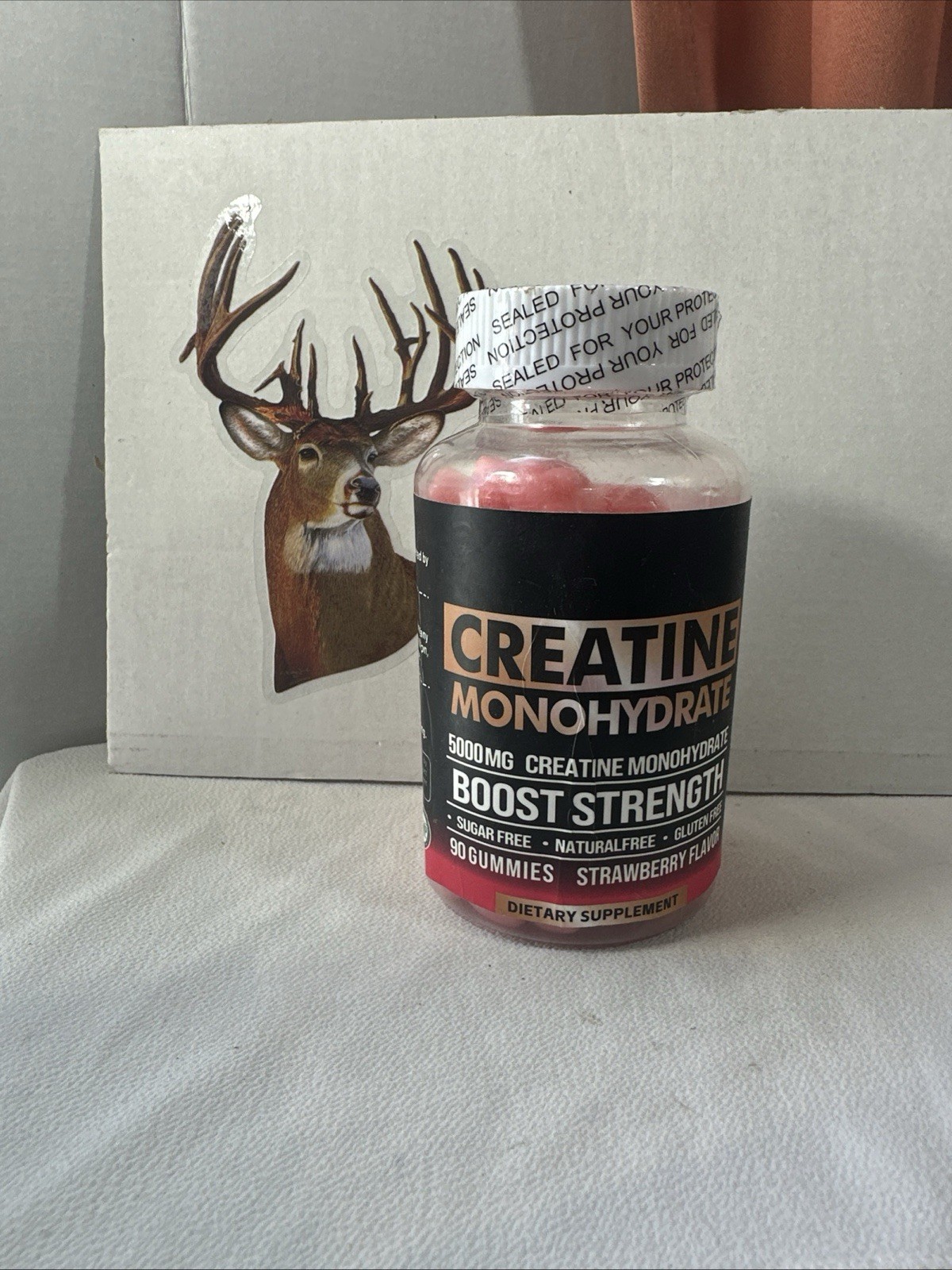 Premium Creatine Monohydrate Chewables – Vegan 90 Count for Strength & Recovery