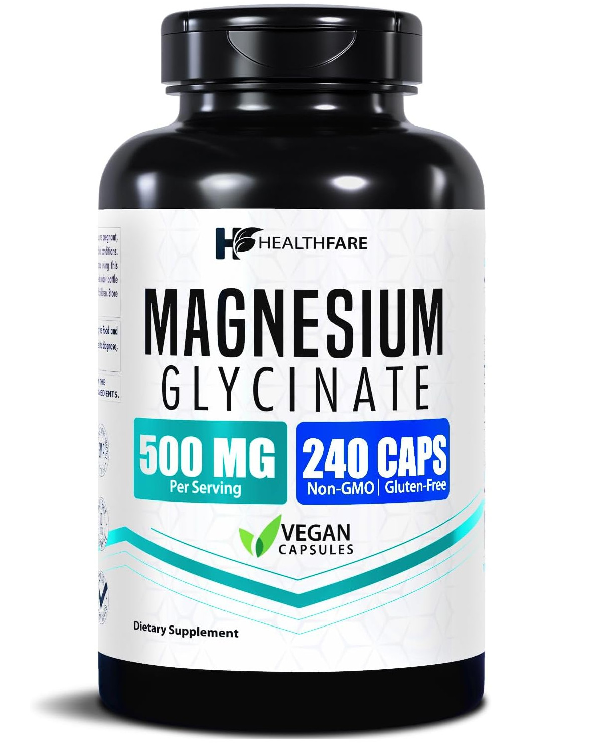 HealthFare Magnesium Oxide 500mg | 240 Veg Capsules | High-Absorption Formula