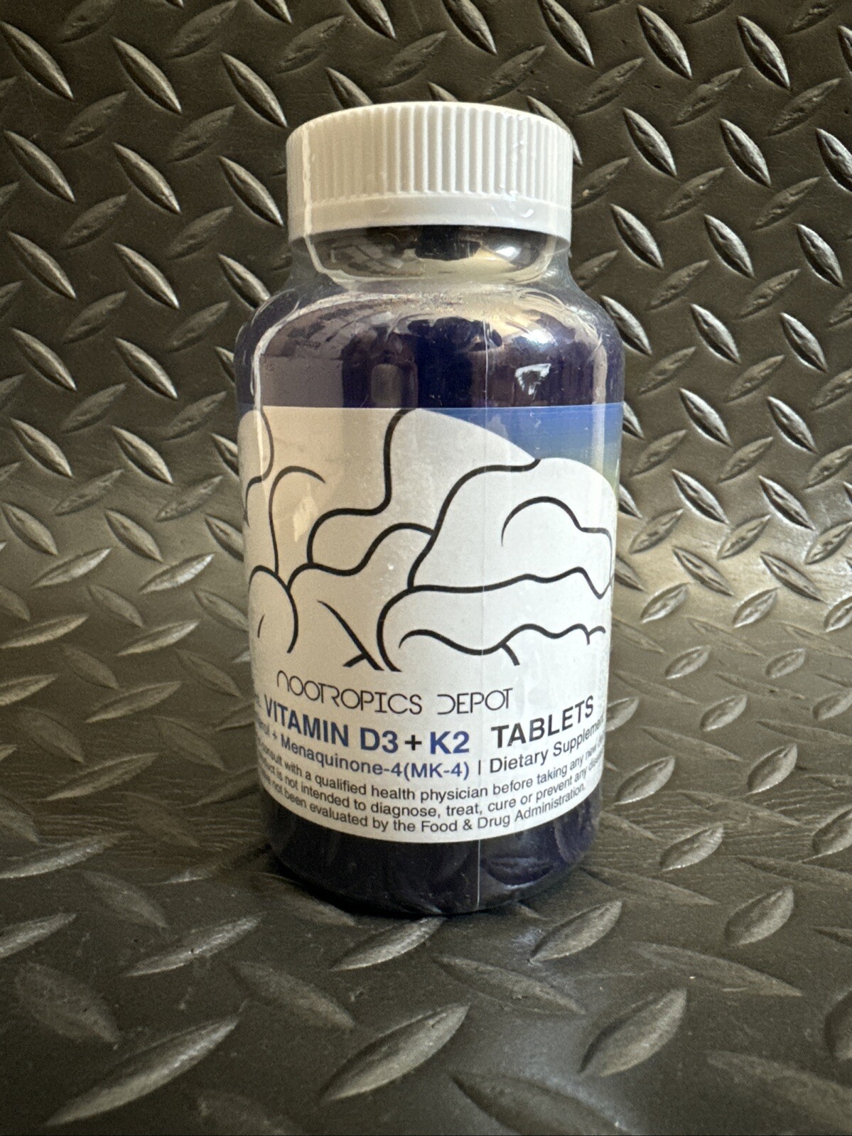 Vitamin D3 + K2 (MK-4) With Vitamin C Tablets