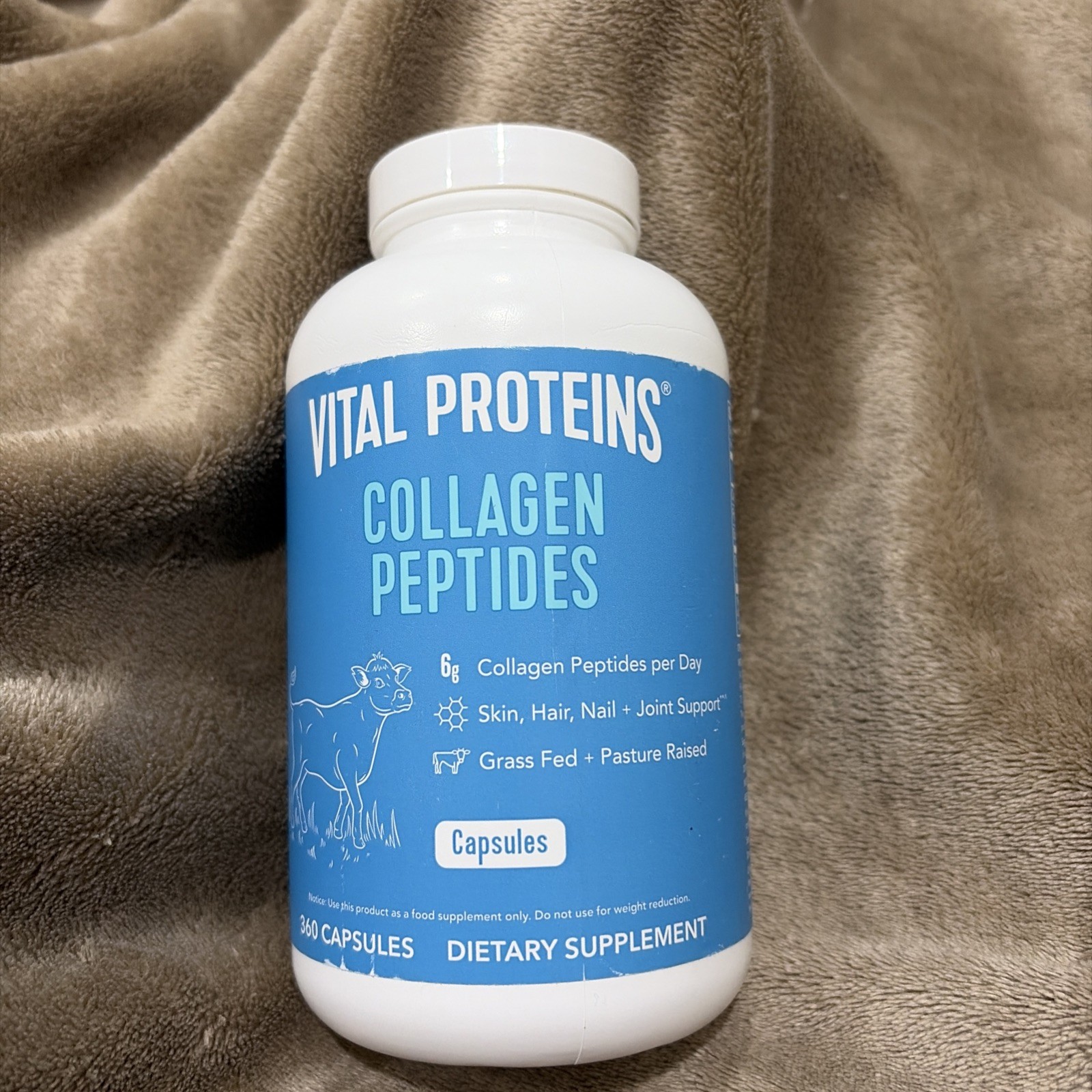 Vital Proteins Collagen Peptide – 360 Capsules Collagen Supplement EXP 03/2027