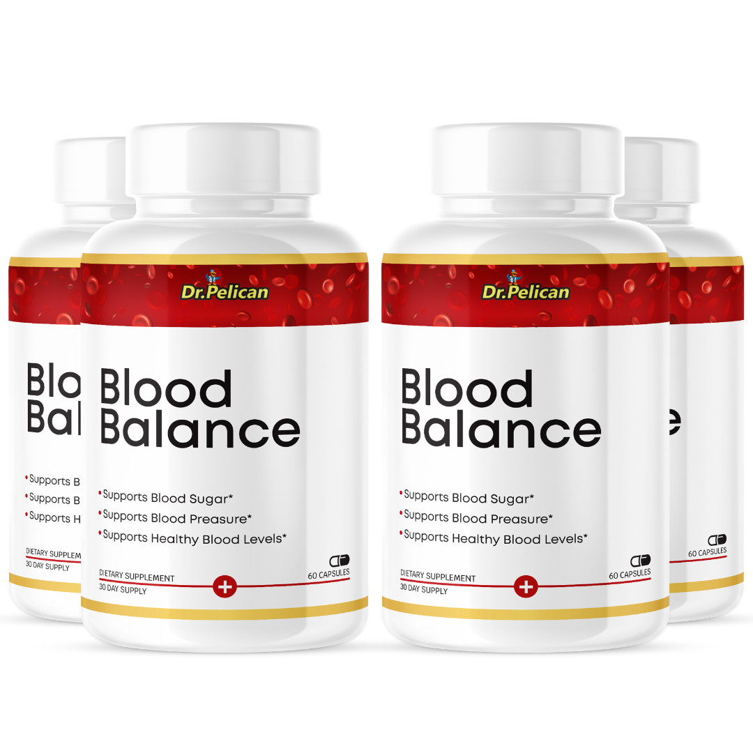 Blood Balance- Blood Support- 4 Bottles- 240 Capsules