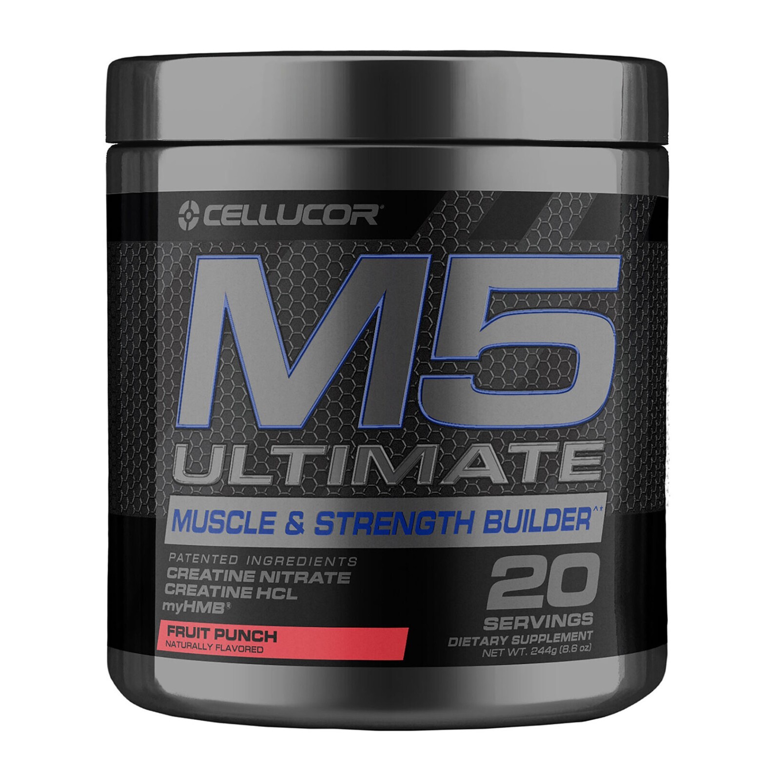 Cellucor M5 Ultimate Creatine Powder with Fruit Punch Flavor – Free Shipping