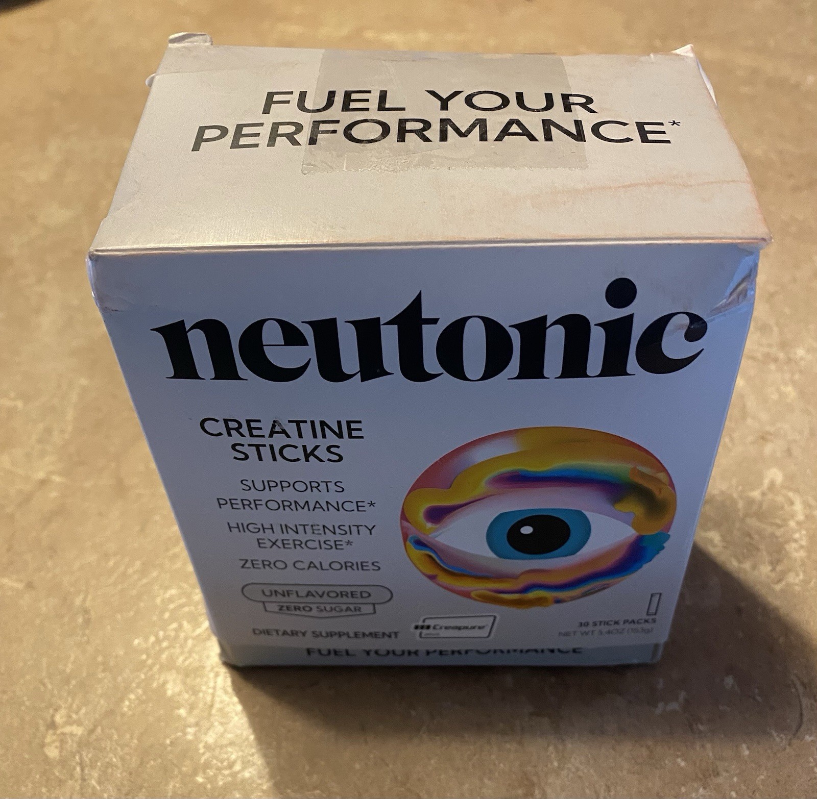 neutonic Creatine Monohydrate Sticks Muscle Gain, 5g Per Serv, 30 Sticks, Powder
