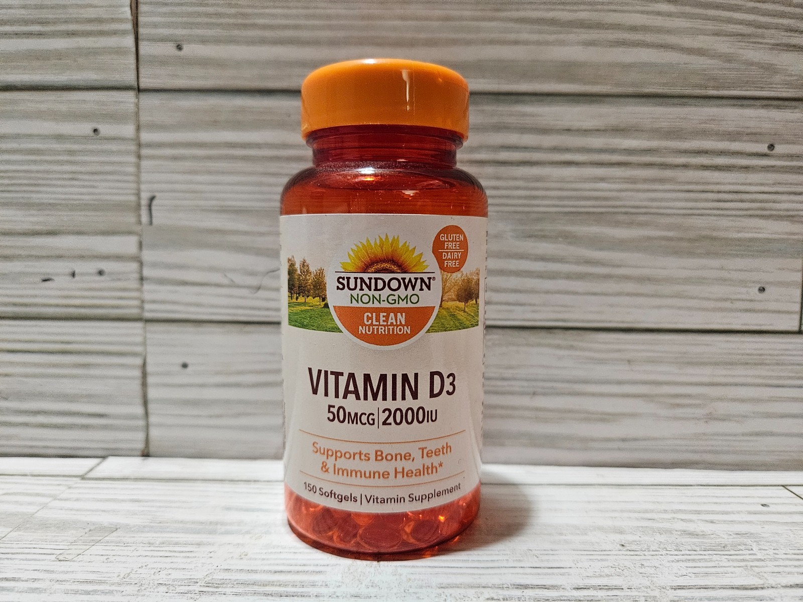 Sundown Vitamin D3 50mcg 2000iu Bone Teeth Immune Health 150 ct 6/2026