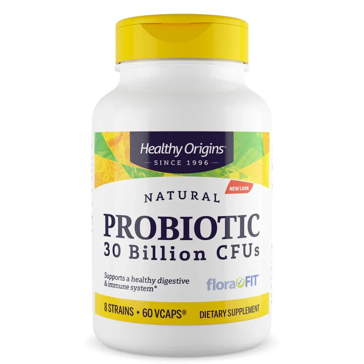 Healthy Origins Probiotic 30 Billion CFUs Shelf Stable 60 Veggie Caps
