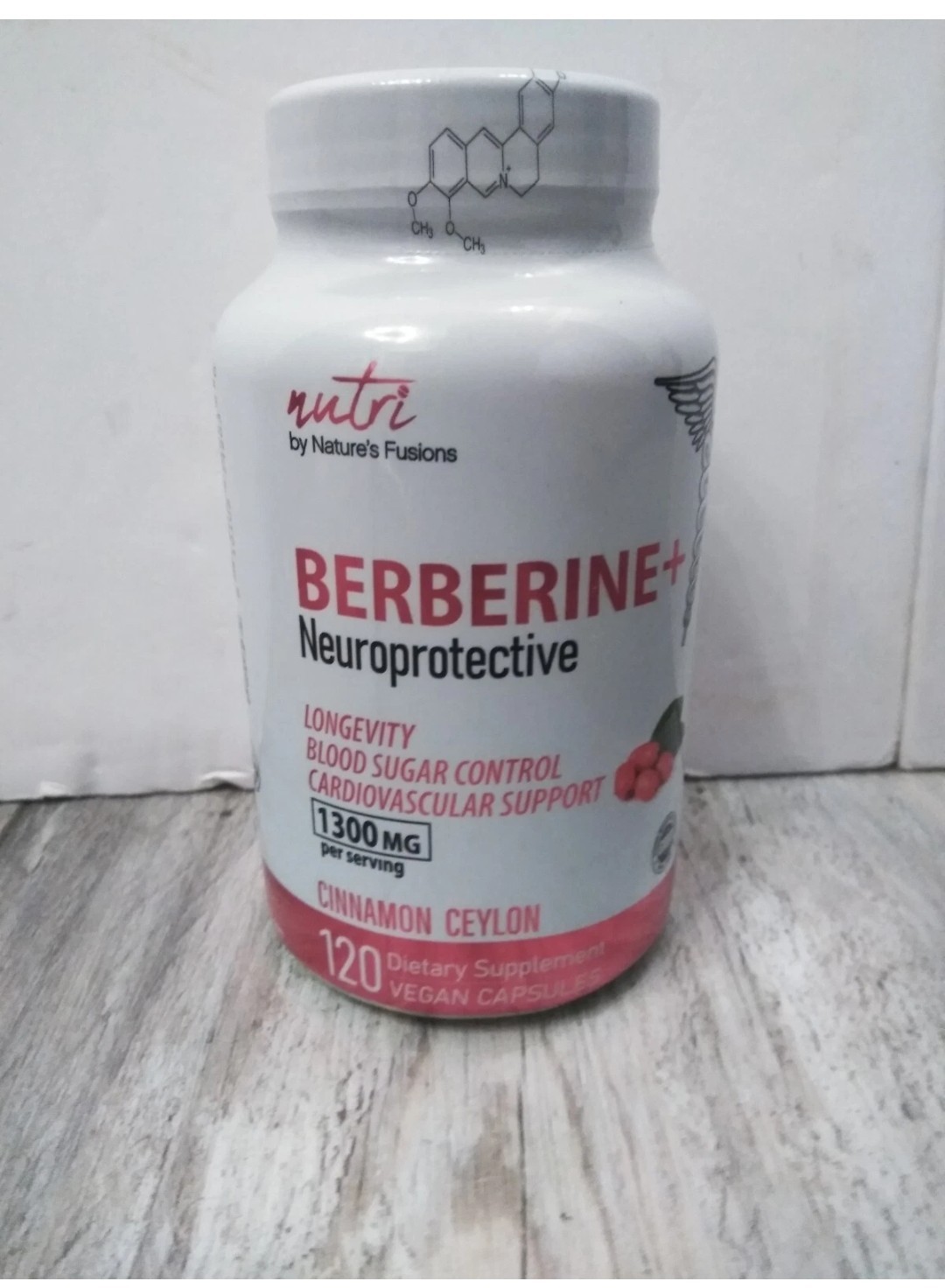 Nutri Berberine + Neuroprotective – 120 Capsules – 1300mg – Exp 7/2026