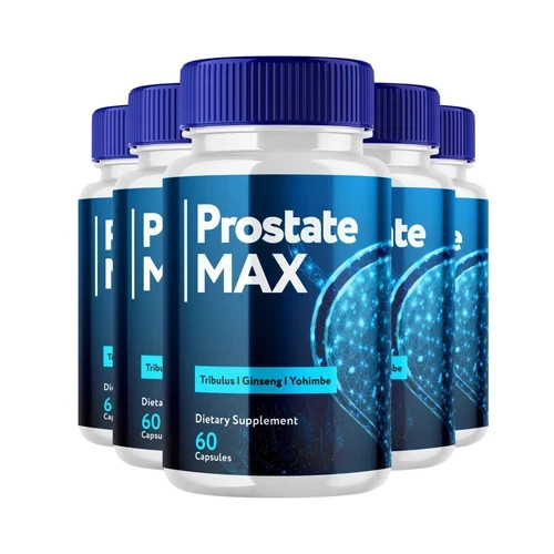 5-Pack Prostate Max Capsules Natural Support for Health & Wellness -300 Capsules