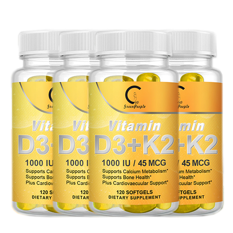 Vitamin D3 1000 iu K2 (MK-7) Supports Calcium Absorption, Bone, Immune Health