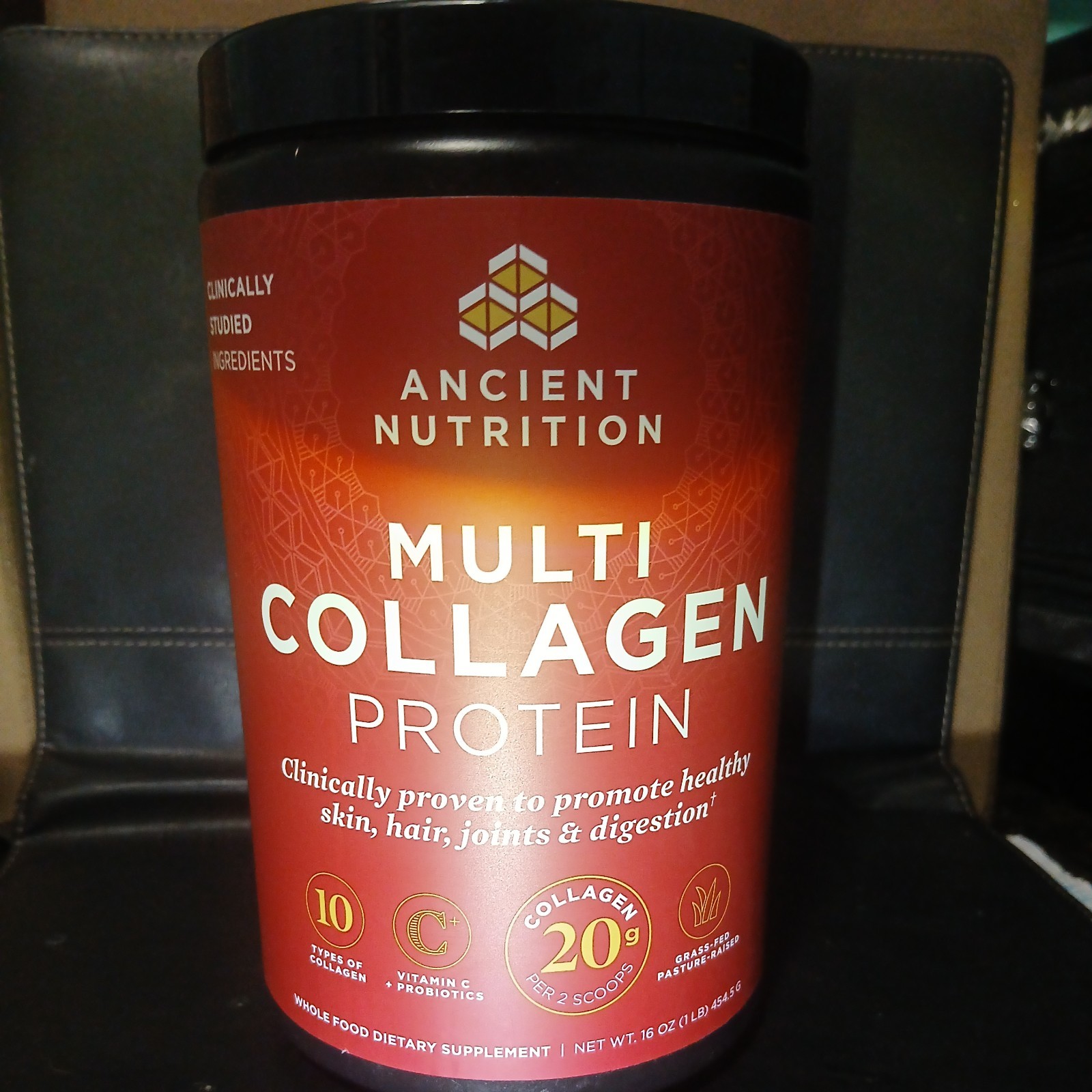 Ancient Nutrition Multi Collagen Protein 16oz / (1 LB) / 454.5g Expires 2028