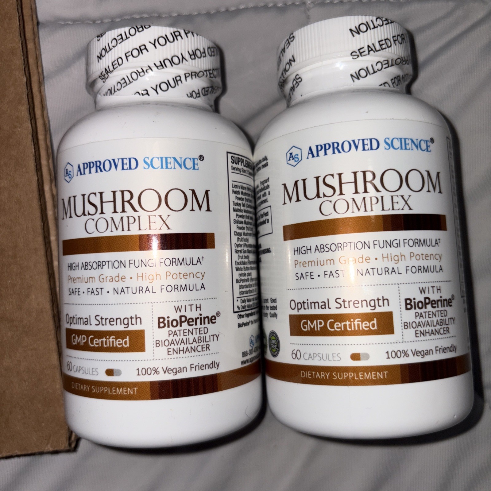 2 Bottles Approved Science Glucoprine + Bioprine Sealed, Exp 11/2026
