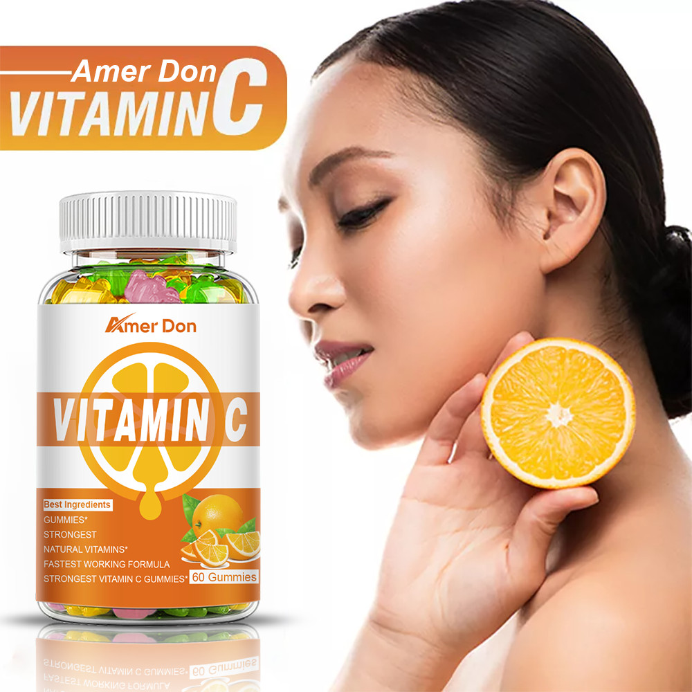 Vitamin C Gummies 2500Mg with Zinc Powerful Immune Support Antioxident 60 Gummy