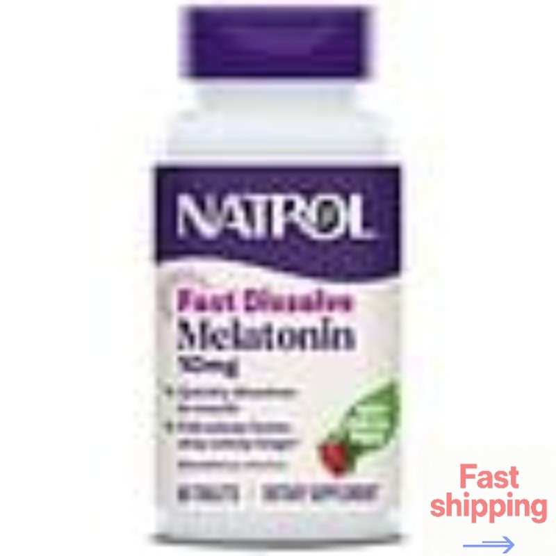 Natrol 10mg Fast Dissolve Melatonin Tablets Strawberry, 60.0 ea