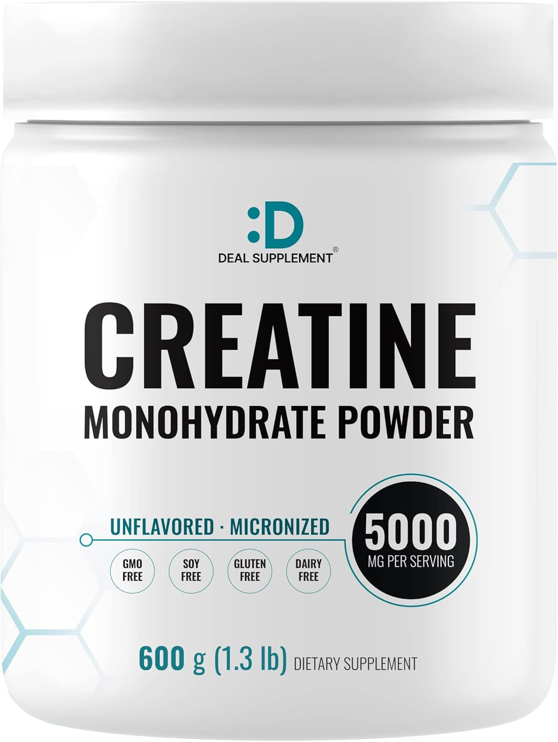 Instant Creatine Monohydrate Powder, 5G per Serving – 120 Servings | Micronized,