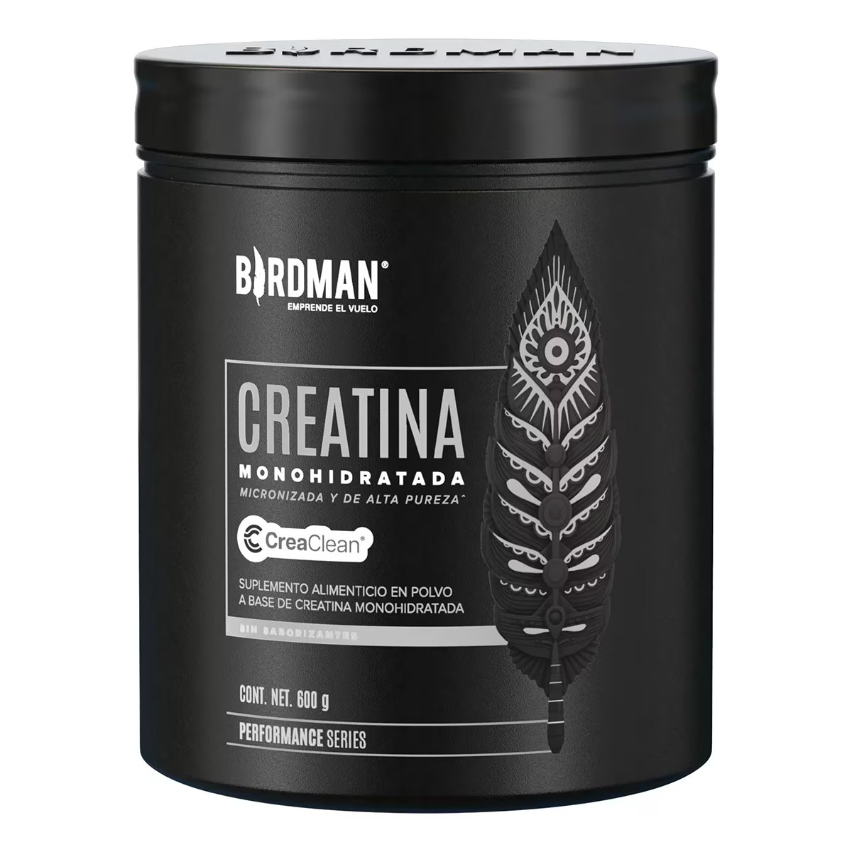 BIRDMAN Micronized Creatine Monohydrate Powder, Organic 600gr (1.32lbs)