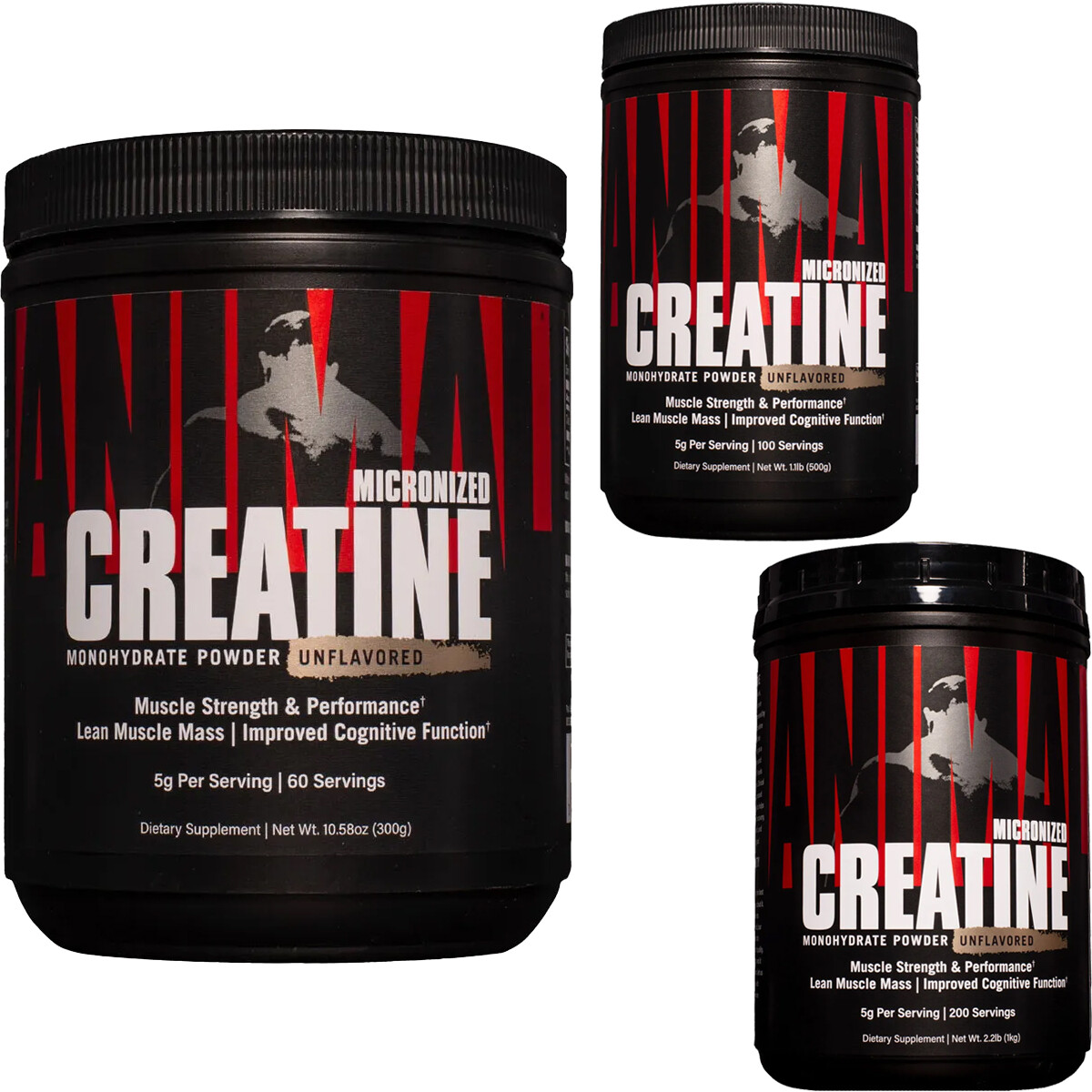 Universal Nutrition Animal Micronized Creatine Powder Dietary Supplement