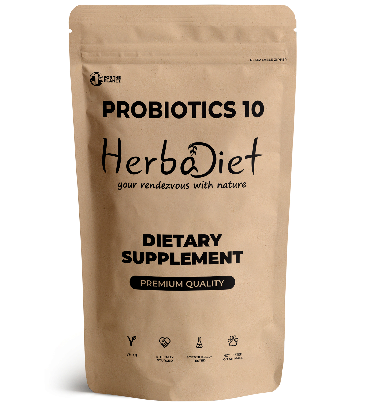 Probiotics Complex for Men & Women w/ Prebiotics 50 Billion CFUs/serving Powder