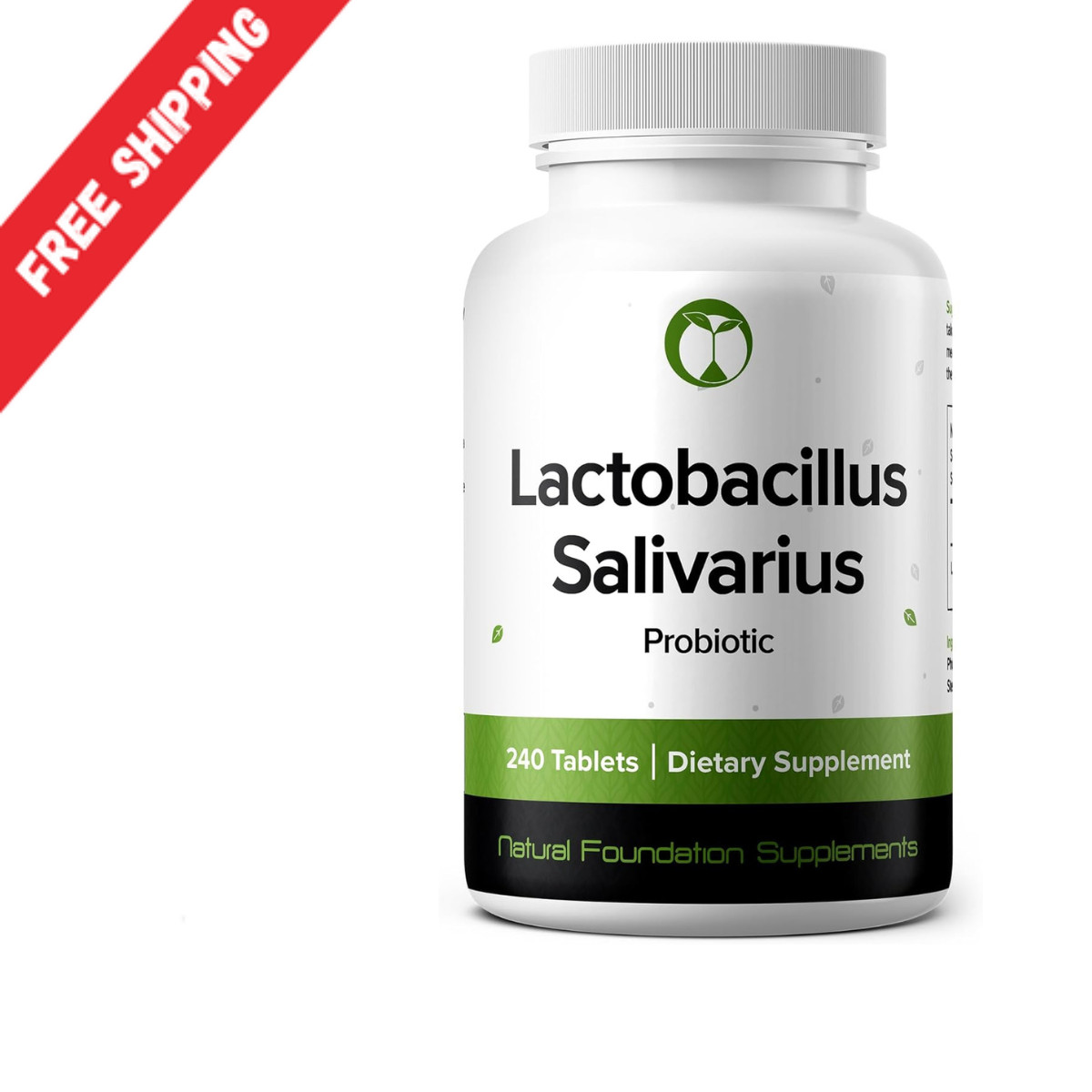 Lactobacillus Salivarius Probiotic Supplement 240 Tablets 3 Billion CFU