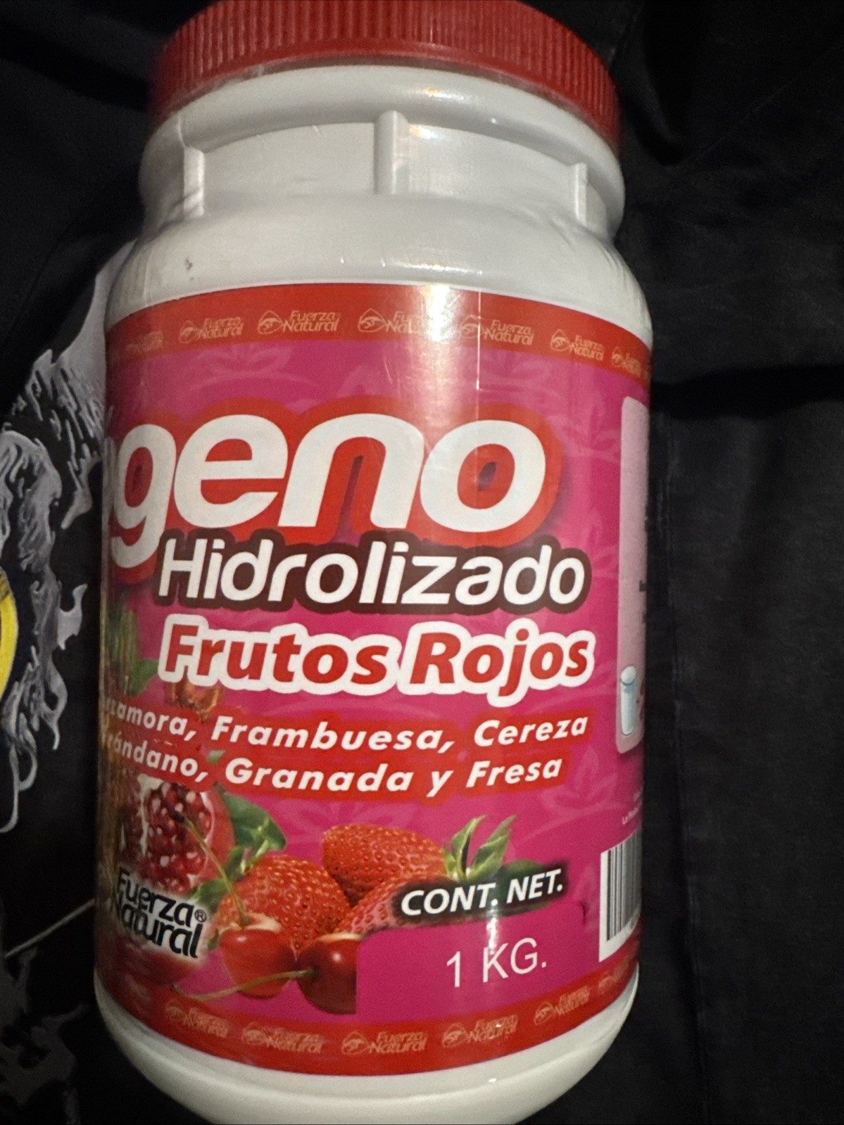 Hydrolyzed Collagen Powder Red Fruit Flavor 2lbs 35 Servings Exp 05/2025