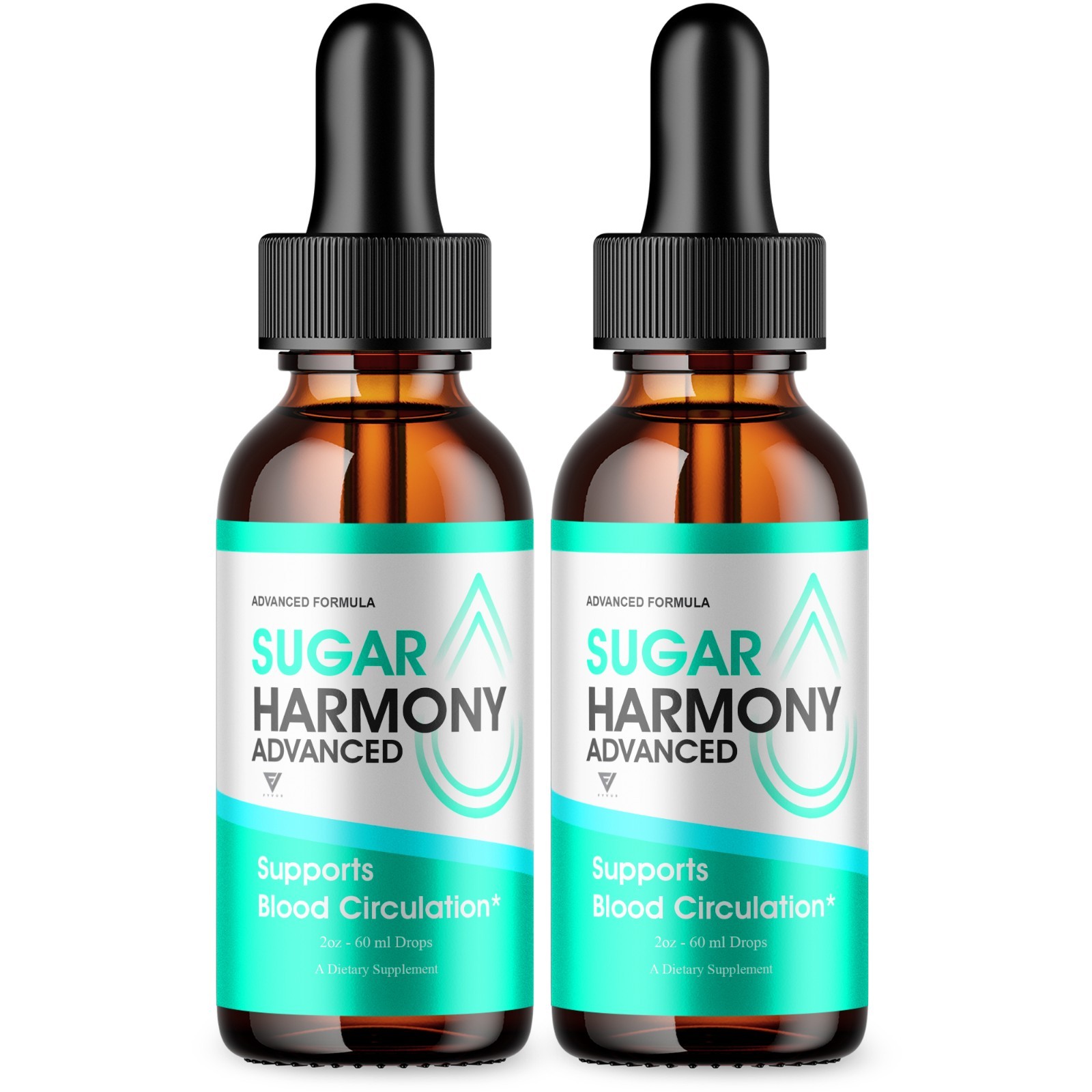 (2 Pack) Sugar Harmony Drops, SugarHarmony Maximum Strength Blood Support (4oz)