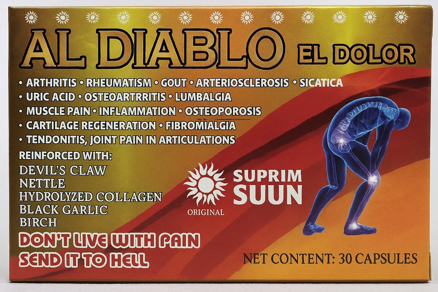 Glucosamine shark cartilage turmeric collagen black garlic dolor magnesium caps