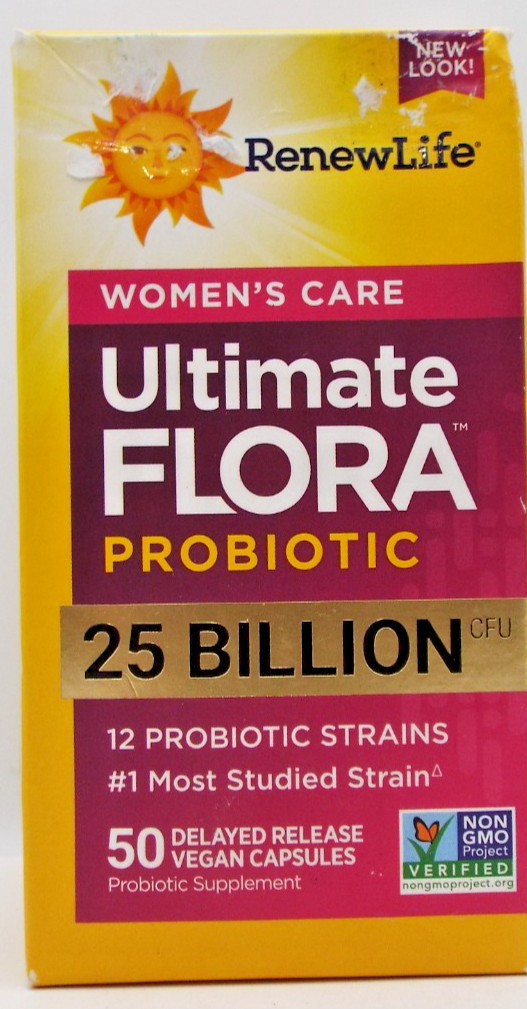 Renew Life Ultimate Flora Probiotic Womens Care 50 Capsules EXP 04/2027