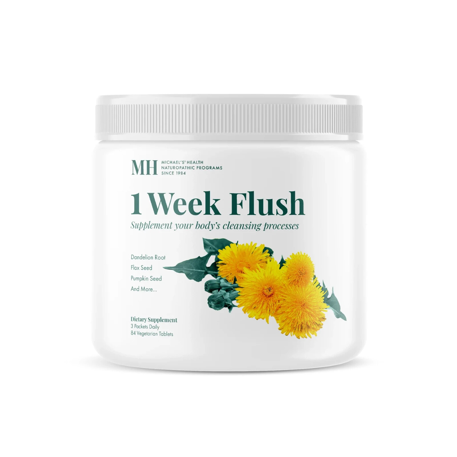 MH Michael’s Health Naturopathic – 1 Week Flush – Detox/Cleansing, 84 Vege Tabs