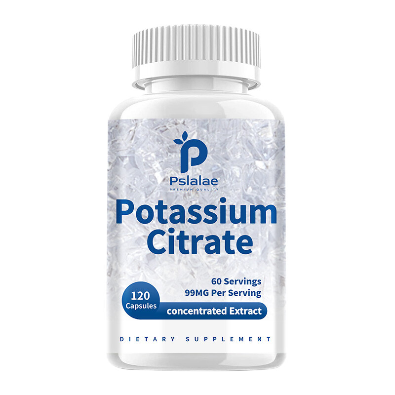 Potassium Citrate Capsules – Heart, Kidney, Brain Health, Electrolyte Balance