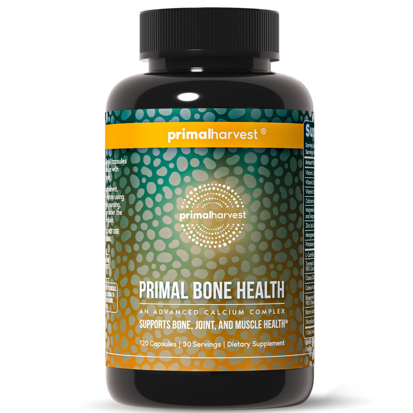 Primal Harvest Calcium Carbonate Bone Health Complex for Men and Women