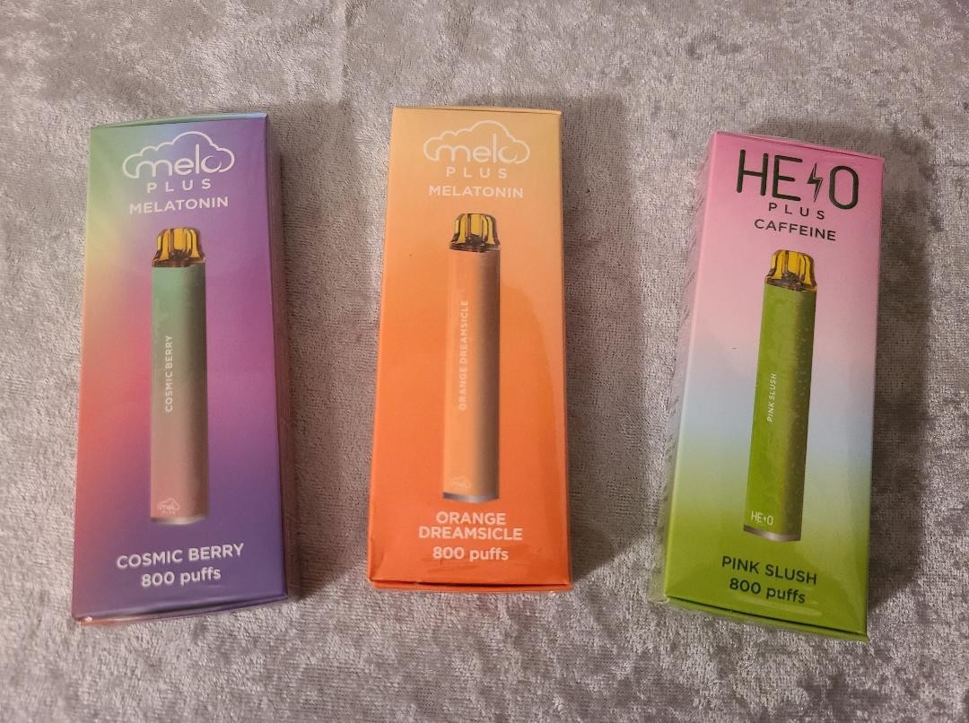MELO Air HELO Plus Caffeine Energy Melatonin Sleep Aid Diffuser Pen Pick Flavors