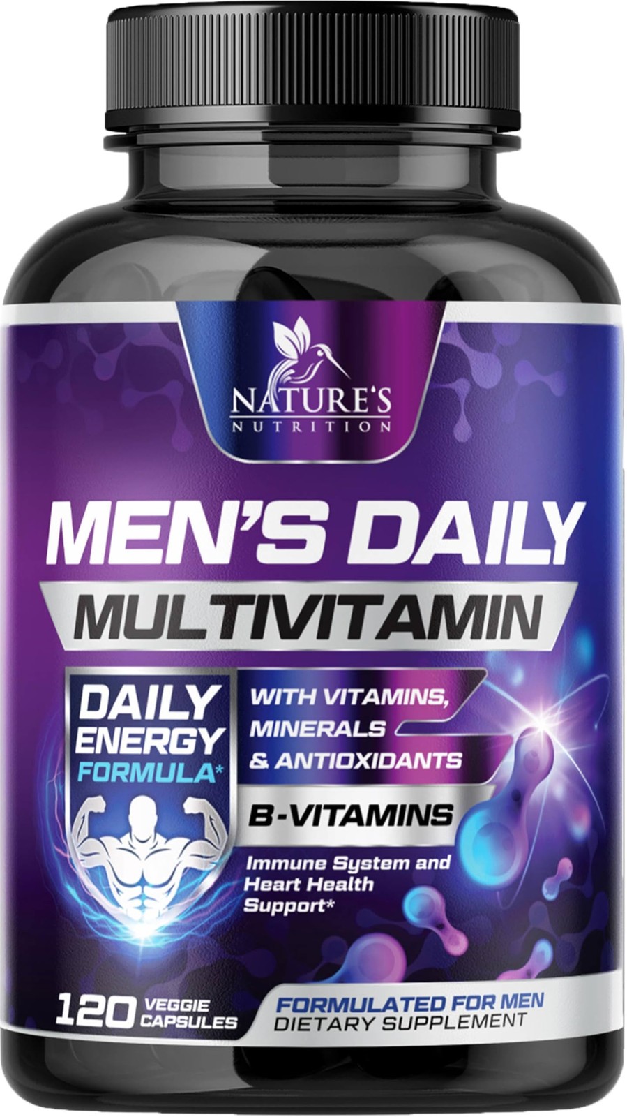 Multivitamin for Men – Advanced Supplement with 120 Count (Pack of 1)