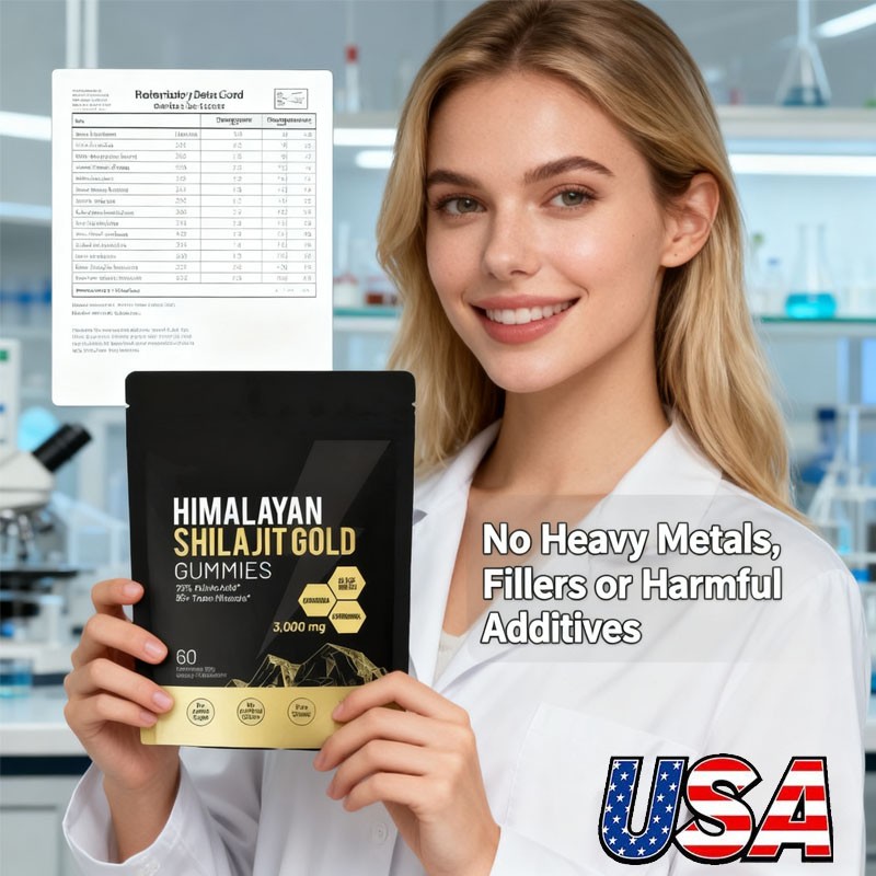 Shilajit 60 Gummies, Shilajit Micronutrient Supplement, Himalayan Premium New