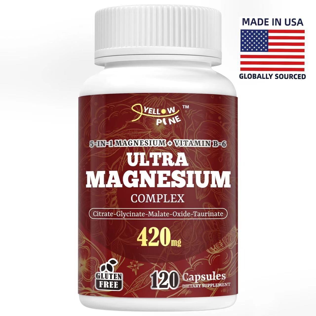 5 in 1 Magnesium Supplement – 420 mg