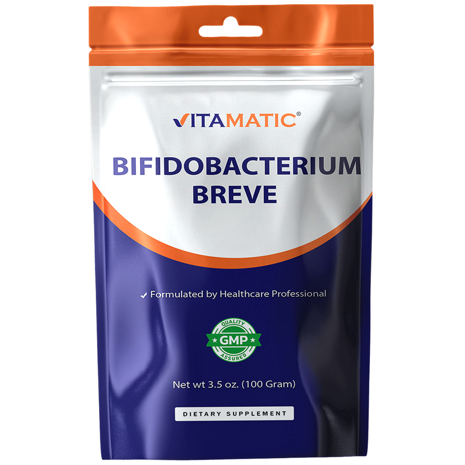 Vitamatic Bifidobacterium Breve Probiotic Powder – Digestive Support 100 Gr