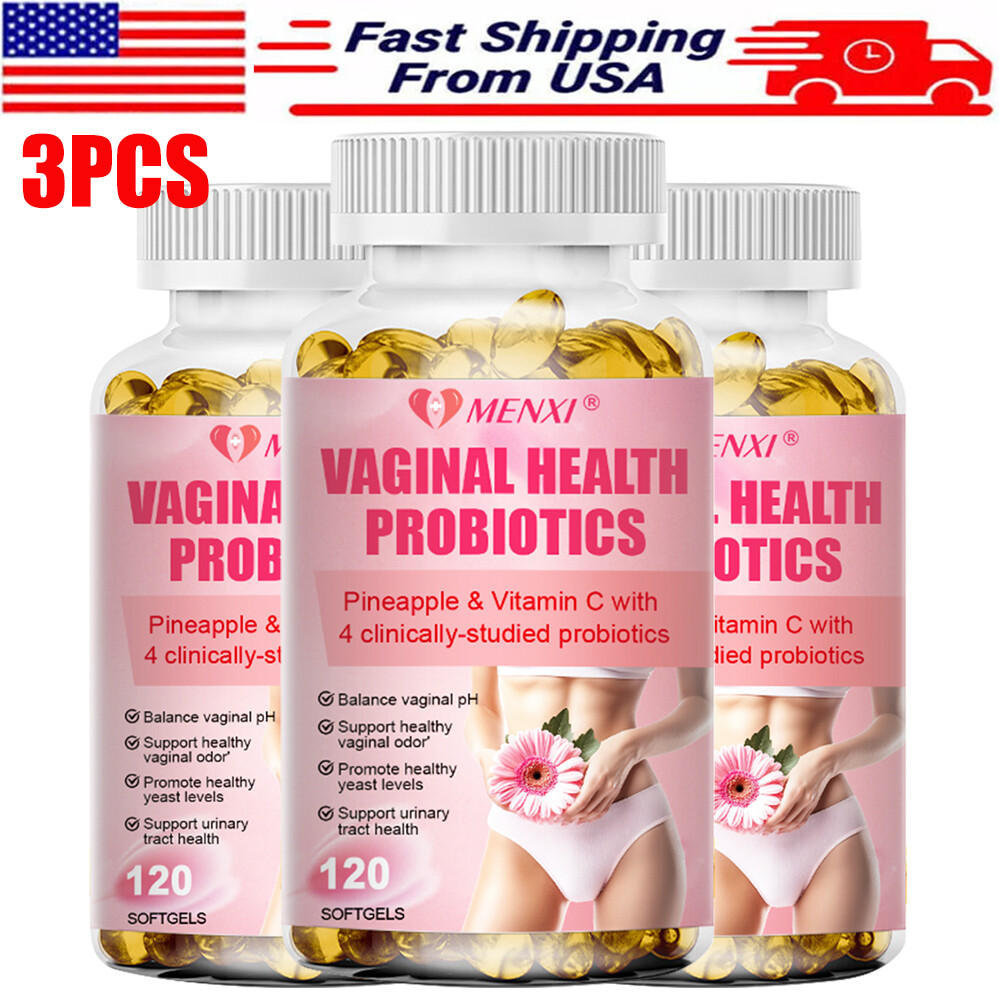 Women Vaginal Probiotics 360 Capsule pH Balance w/ Prebiotics Lactobacillus Cap