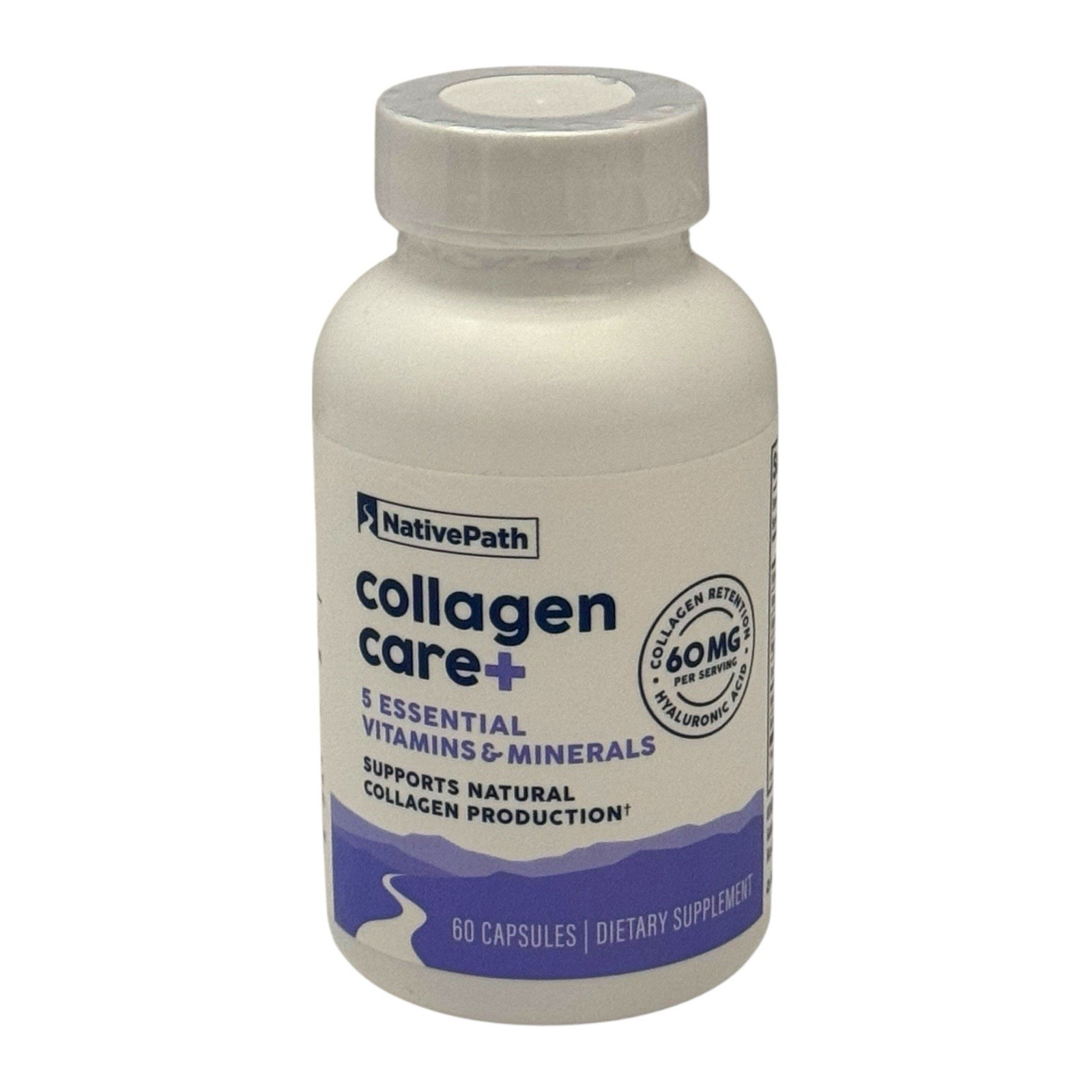 NativePath Collagen Care+ – 5 Essential Vitamins & Minerals – 60 Capsules