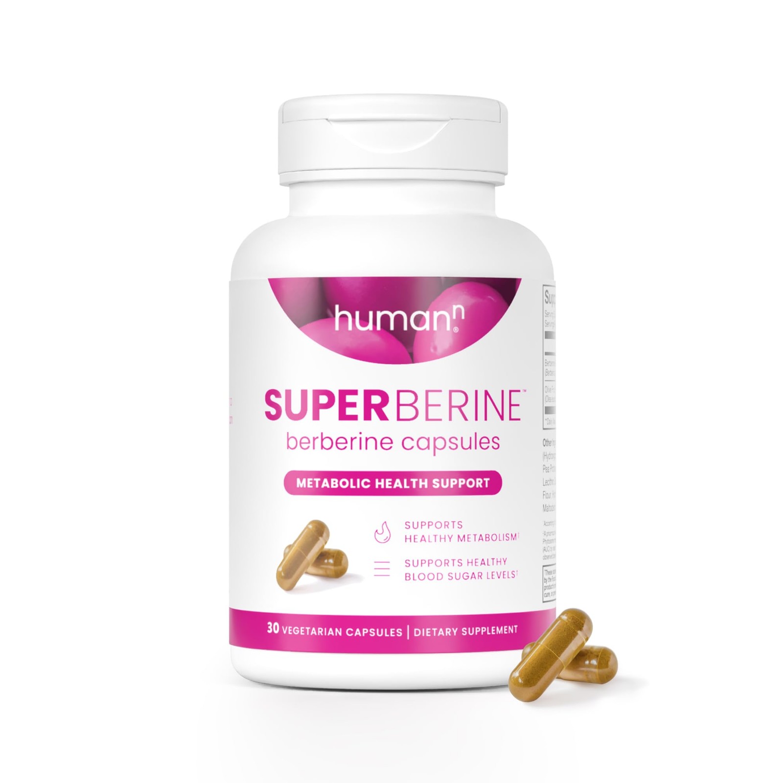 Humann SuperBerine Berberine Supplements, Healthy Metabolism & Blood Sugar