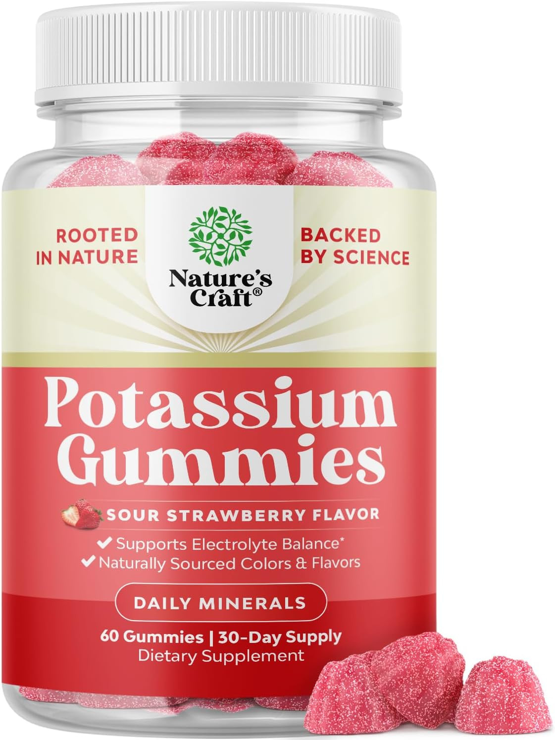 High Potency Potassium Gummies for Adults – Powerful Potassium Supplement Gummie